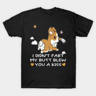 I Didn't Fart My Butt Blew You A Kiss (14) T-Shirt